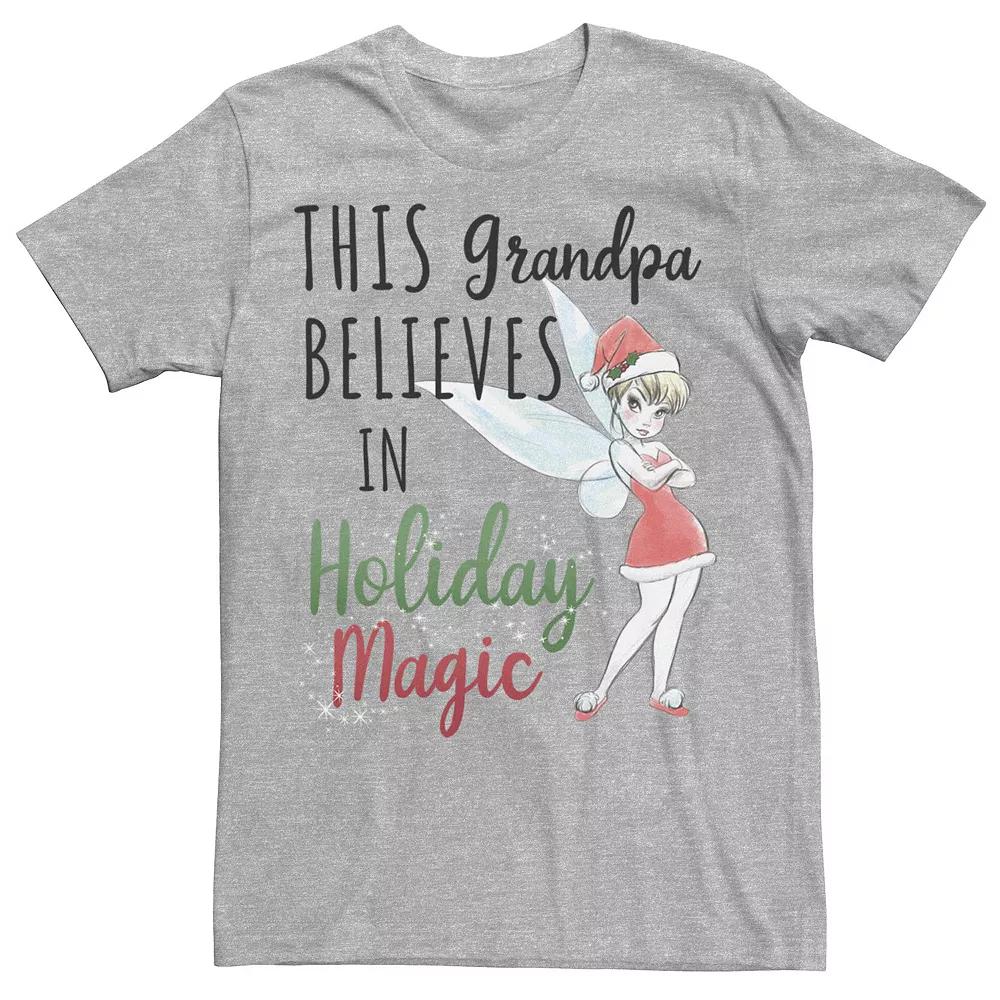 Disney's Peter Pan Christmas Tinker Bell Holiday Magic Grandpa Men's Tee,  Product Image