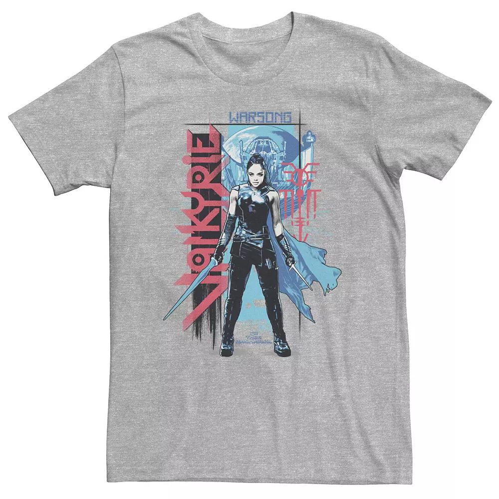 Big & Tall Marvel Thor Ragnarok Valkyrie Warsong Heroine Tee, Men's,  Product Image