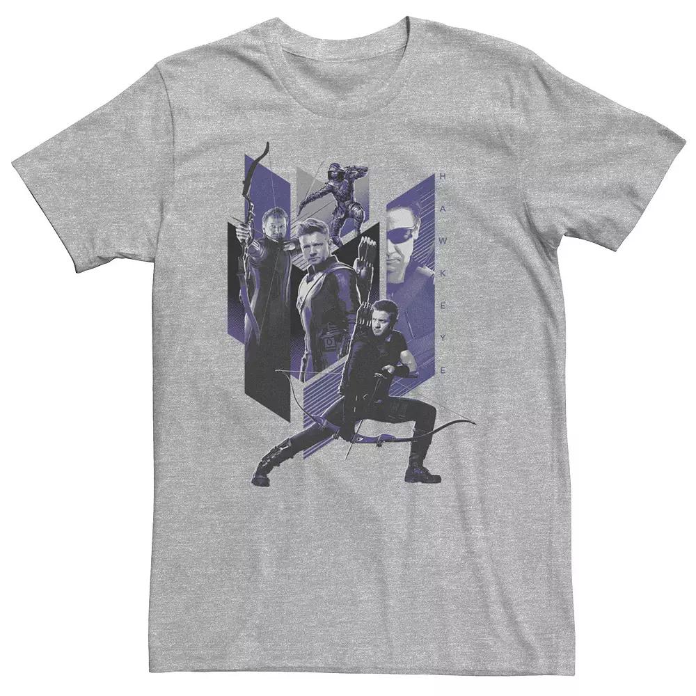 Big & Tall Marvel Avengers: Endgame Hawkeye Mashup Tee, Men's,  Product Image
