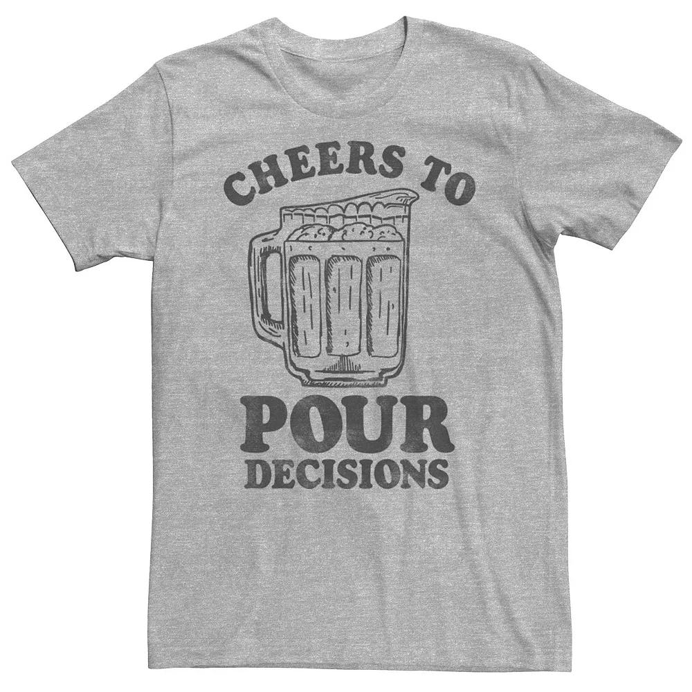 Men's Cheers To Pour Decisions Beer Tee,  Product Image