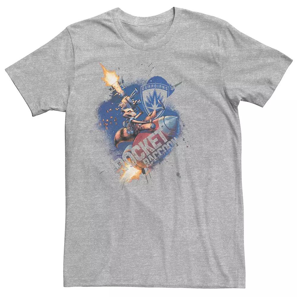 Men's Marvel Guardians Of The Galaxy Ride The Rocket Graphic Tee,  Product Image