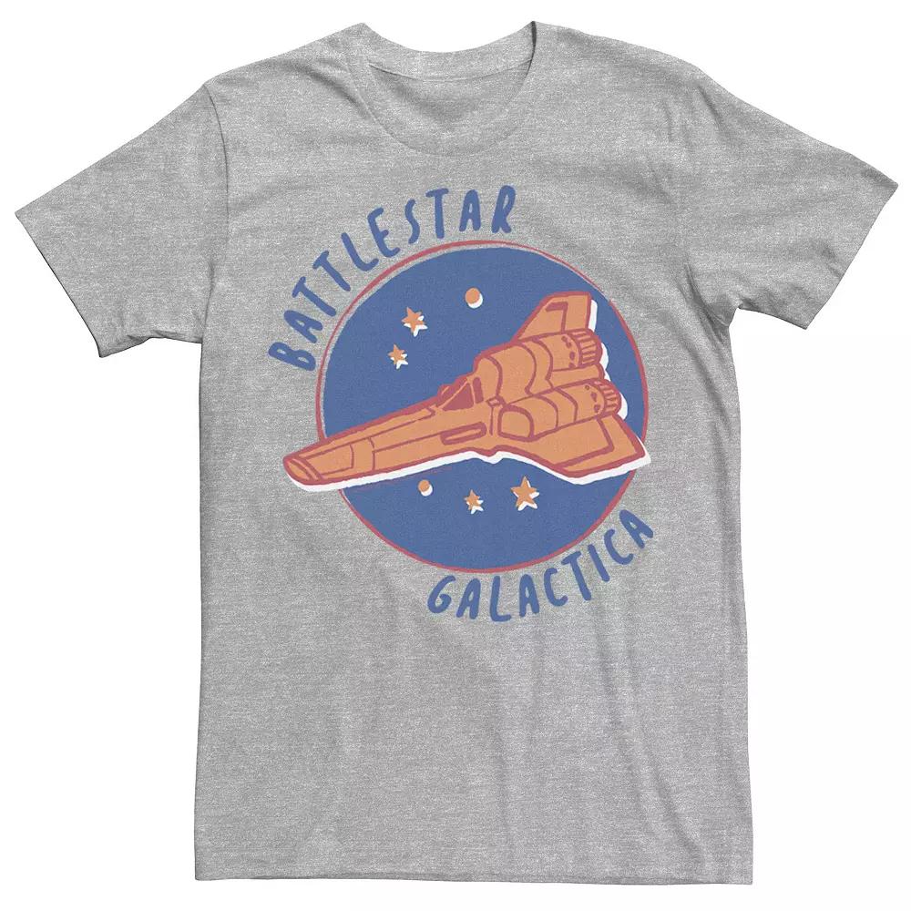 Men's Battlestar Galactica Cartoon Patch Tee,  Product Image