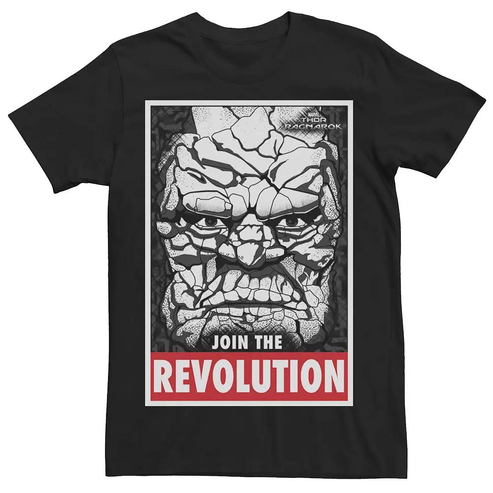 Men's Marvel Thor Ragnarok Korg Join Revolution Propaganda Tee,  Product Image