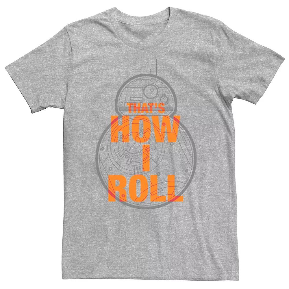 Men's Star Wars Force Awakens BB-8 "How I Roll" Tee,  Product Image