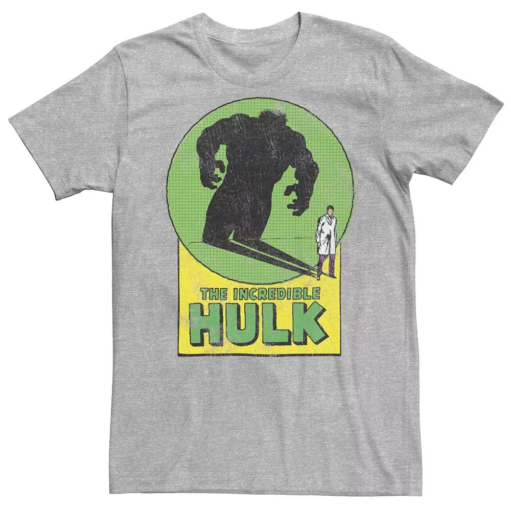 Men's Marvel Hulk Transformation Retro Poster Tee,  Product Image