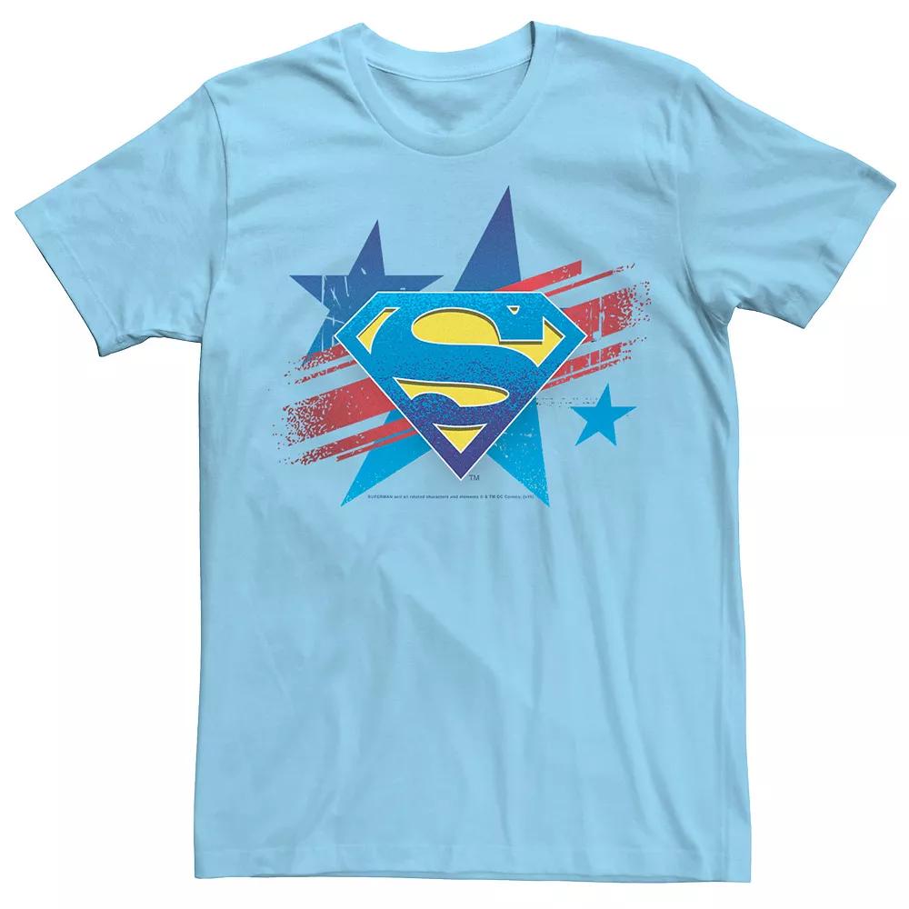 Men's DC Comics Superman Stars And Stripes Chest Logo Graphic Tee,  Product Image