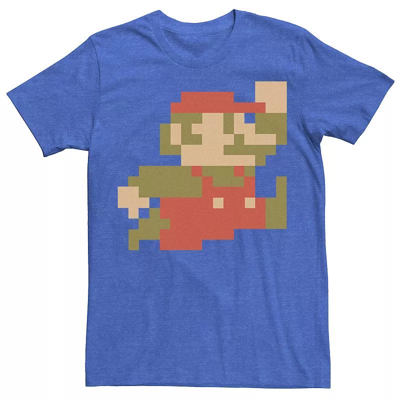Men's Nintendo Super Mario 8-bit Pixel Jump Graphic Tee,  Product Image