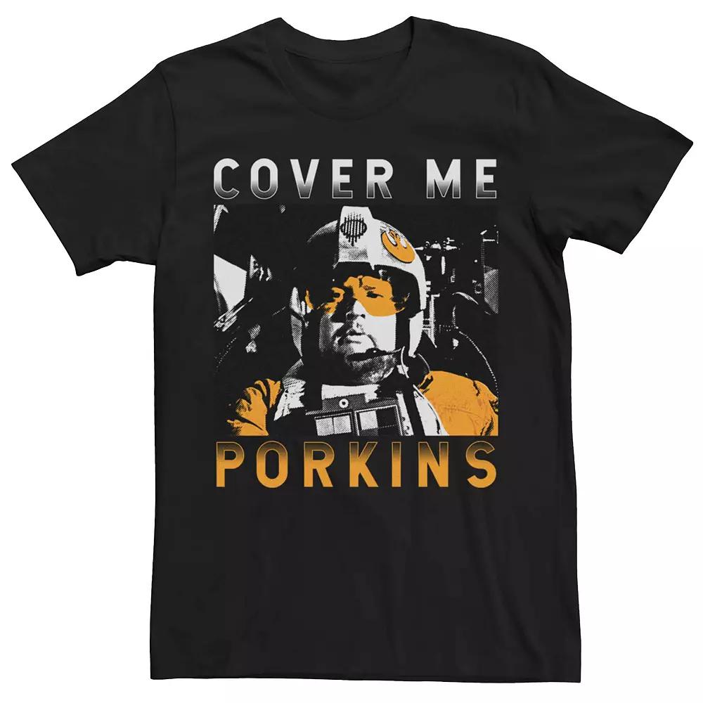 Men's Star Wars Cover Me Porkins Poster Tee,  Product Image