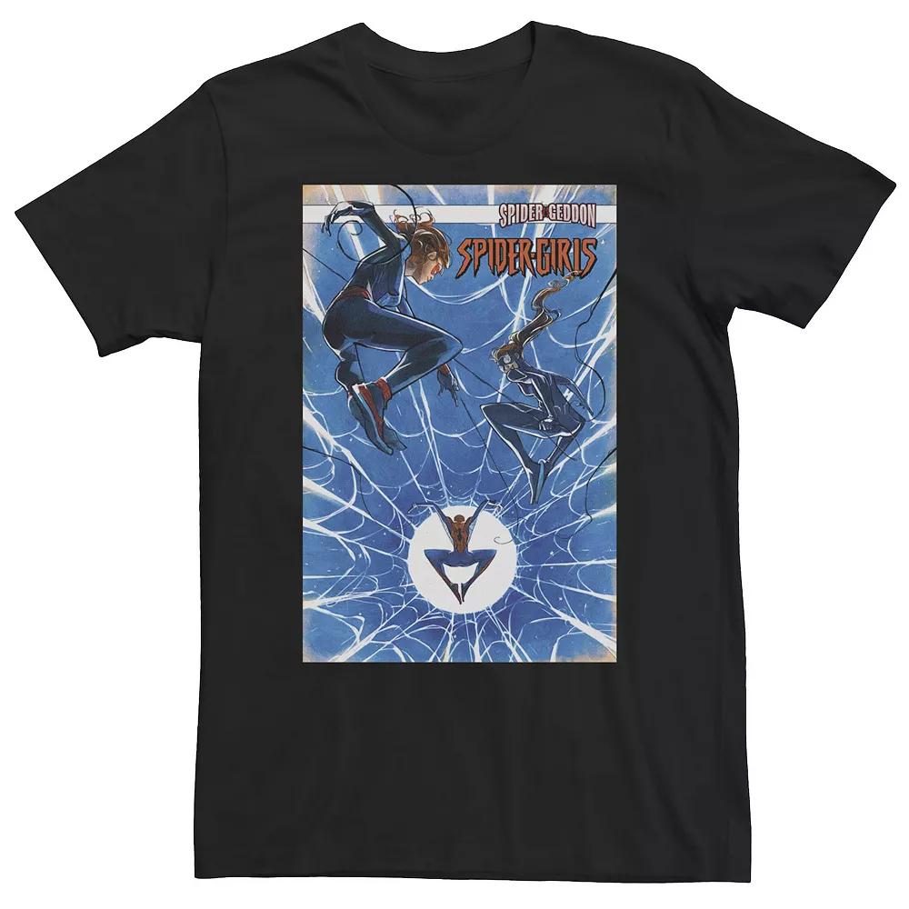 Big & Tall Marvel Spider-Girls Web Of Life Comic Cover Tee, Men's,  Product Image