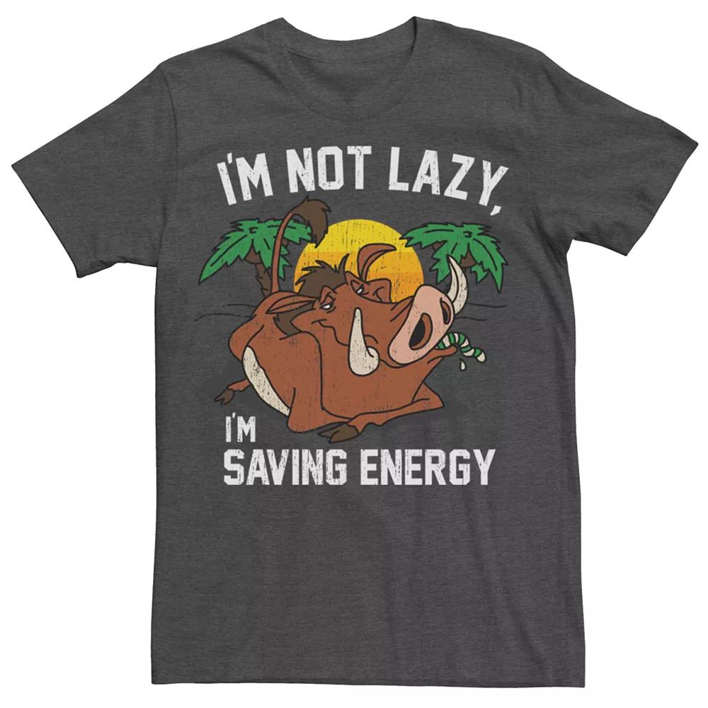 Men's Disney's The Lion King Pumba I'm Not Lazy Tee,  Product Image