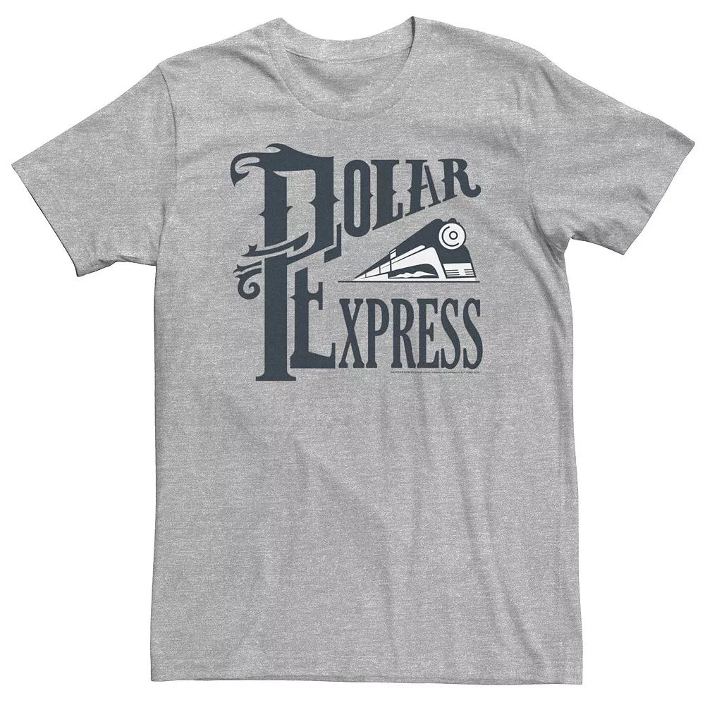 Big & Tall Polar Express Text Logo Tee, Men's,  Product Image