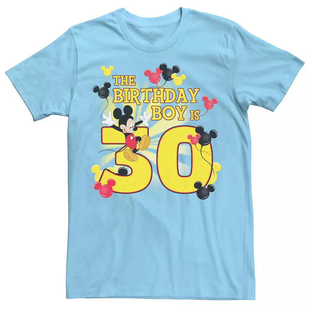 Disney's Mickey & Friends Men's 30 Year Old Birthday Boy Tee,  Product Image