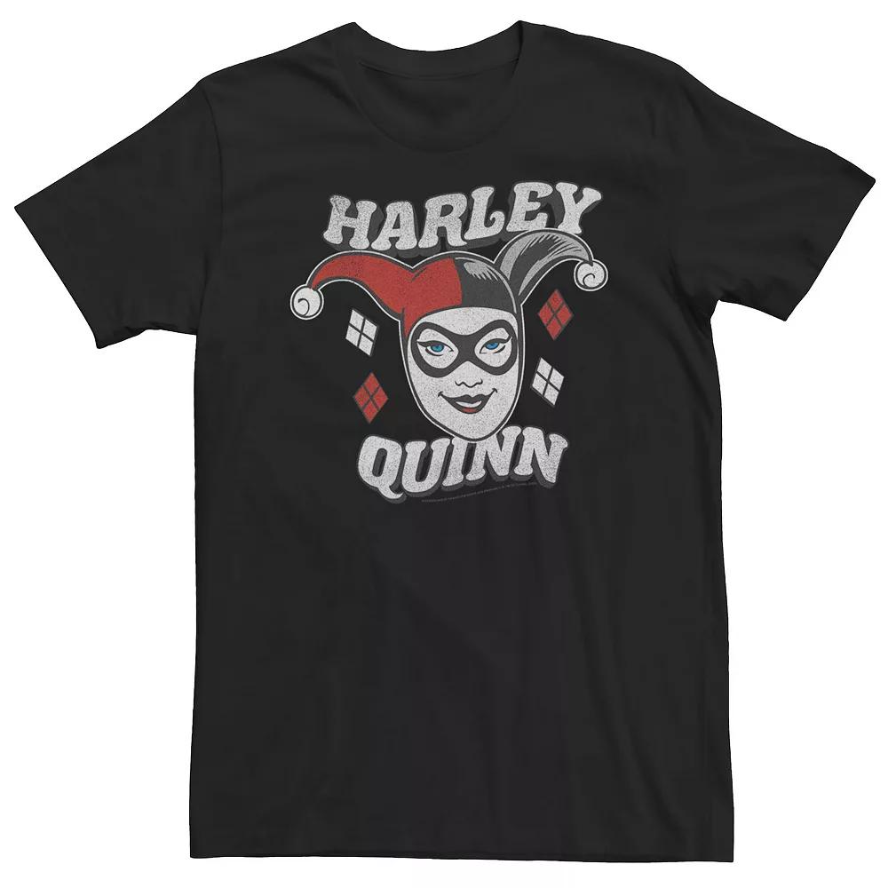 Big & Tall DC Comics Batman Vintage Harley Quinn Head Shot Tee, Men's,  Product Image