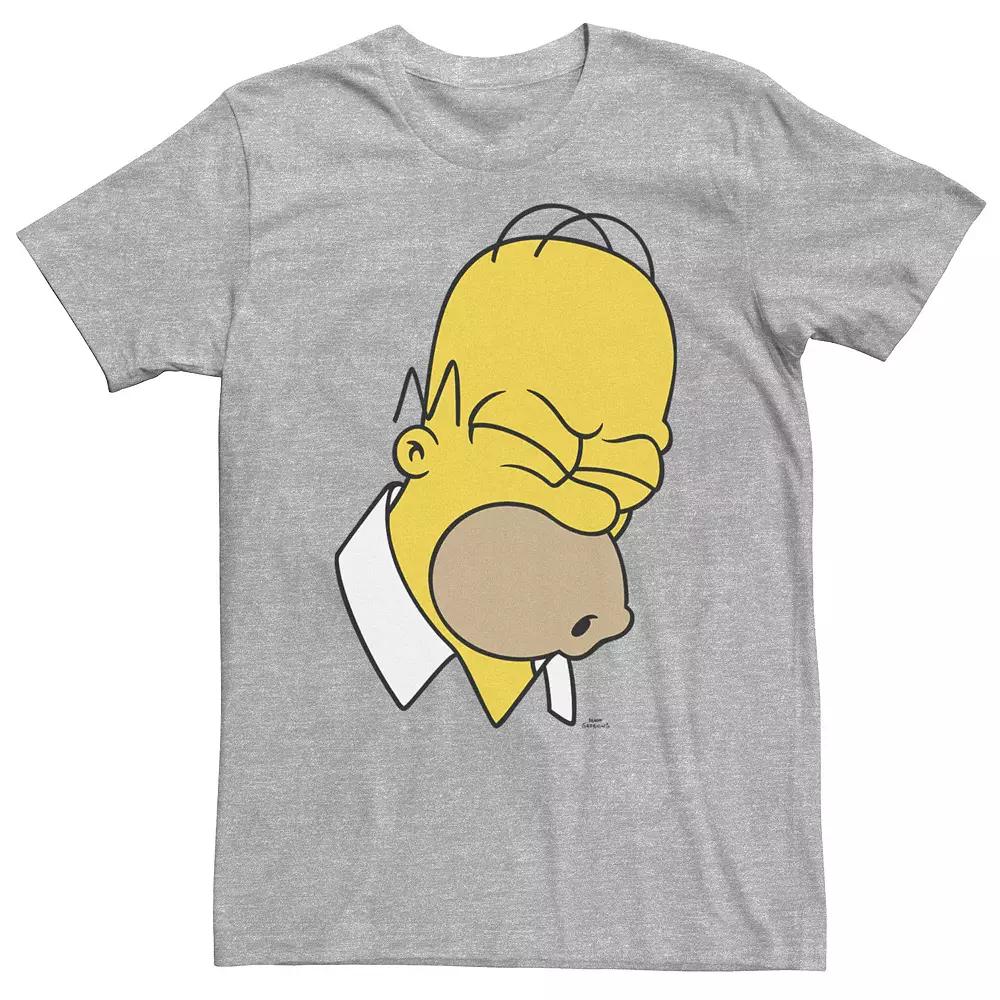 Big & Tall The Simpsons Homer Doh Big Head Tee, Men's,  Product Image