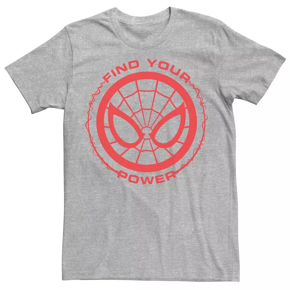 Men's Marvel Spider-Man Find Your Power Simple Logo Tee,  Product Image