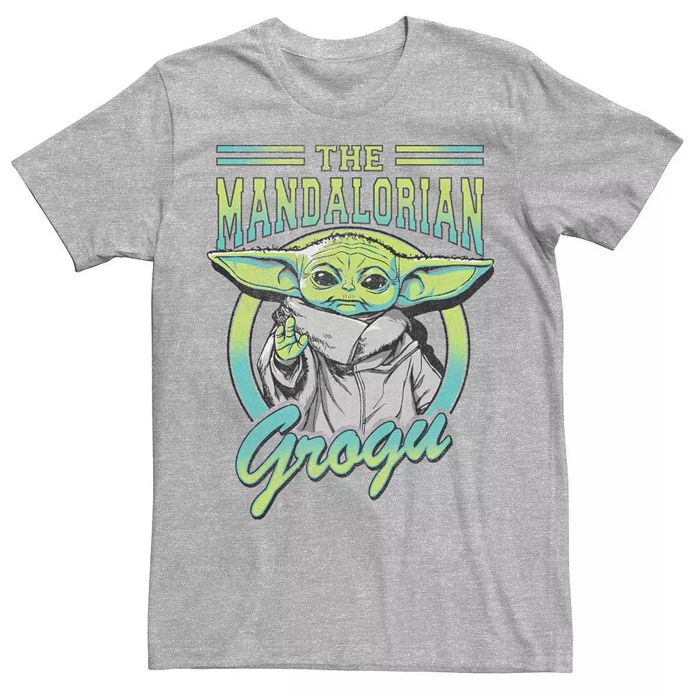Men's Star Wars: The Mandalorian Grogu Logo Portrait Tee,  Product Image