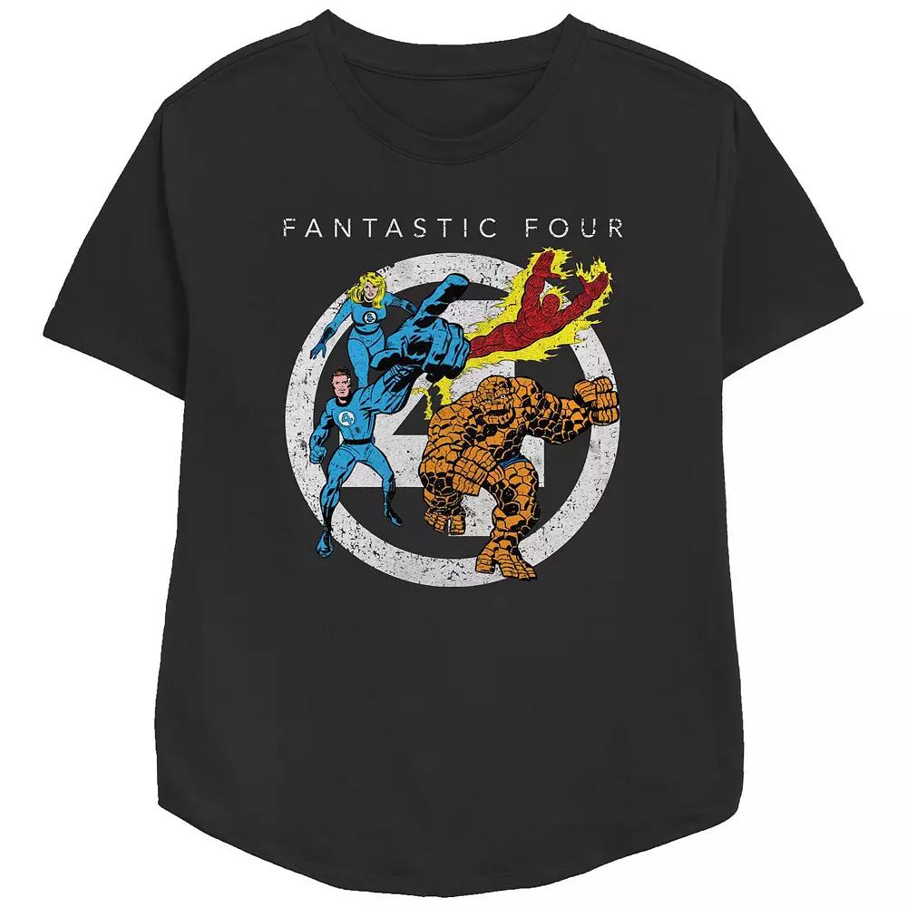 Women's Marvel Fantastic Four Classic Poster Graphic Tee,  Product Image