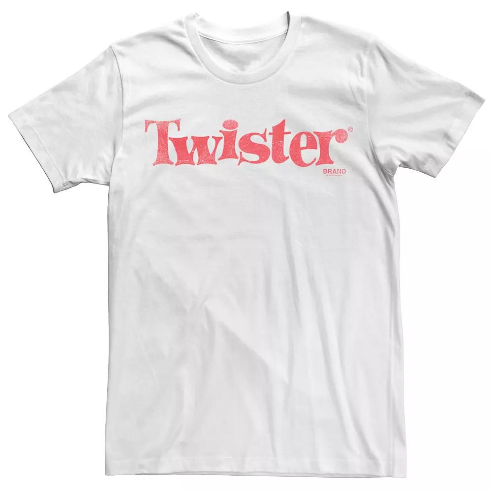 Men's Twister Red Distressed Classic Logo Tee,  Product Image
