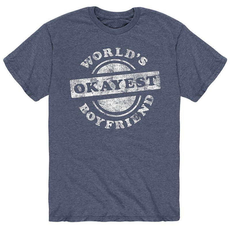 Men's World Okayest Boyfriend Tee,  Product Image
