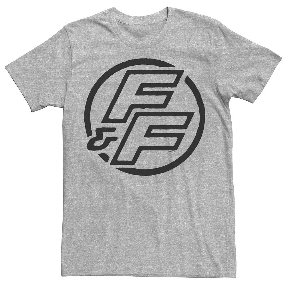Men's Fast & Furious Bold Line Hollow Logo Graphic Tee,  Product Image