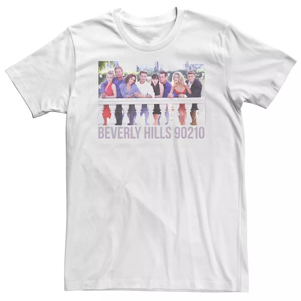 Big & Tall Beverly Hills 90210 Group Shot Fence Line Up Tee, Men's,  Product Image