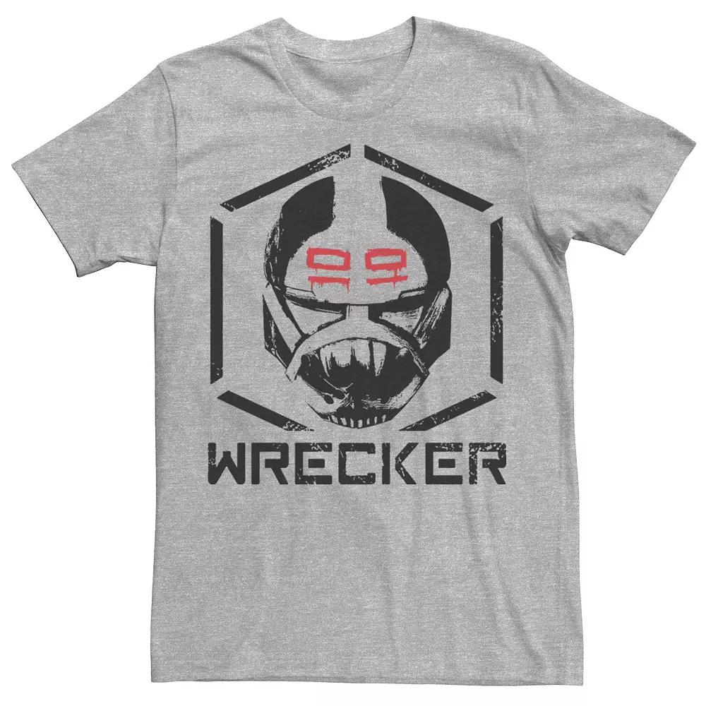 Men's Star Wars The Bad Batch Wrecker Head Shot Stamp Tee,  Product Image
