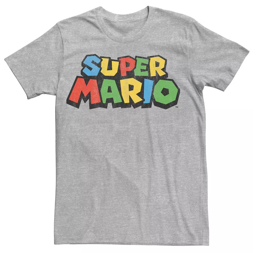 Men's Nintendo Super Mario Logo Short Sleeve Tee,  Product Image