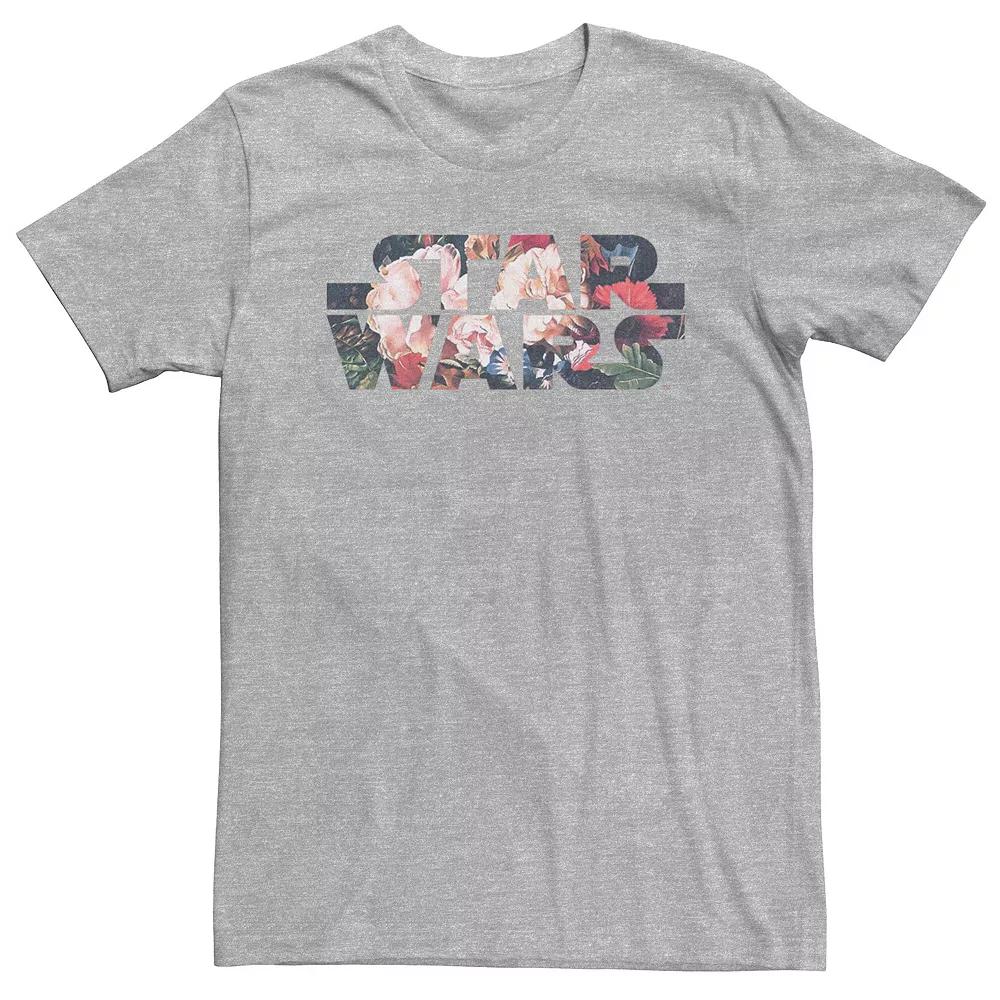 Big & Tall Star Wars Antique Flower Print Logo Tee, Men's,  Product Image