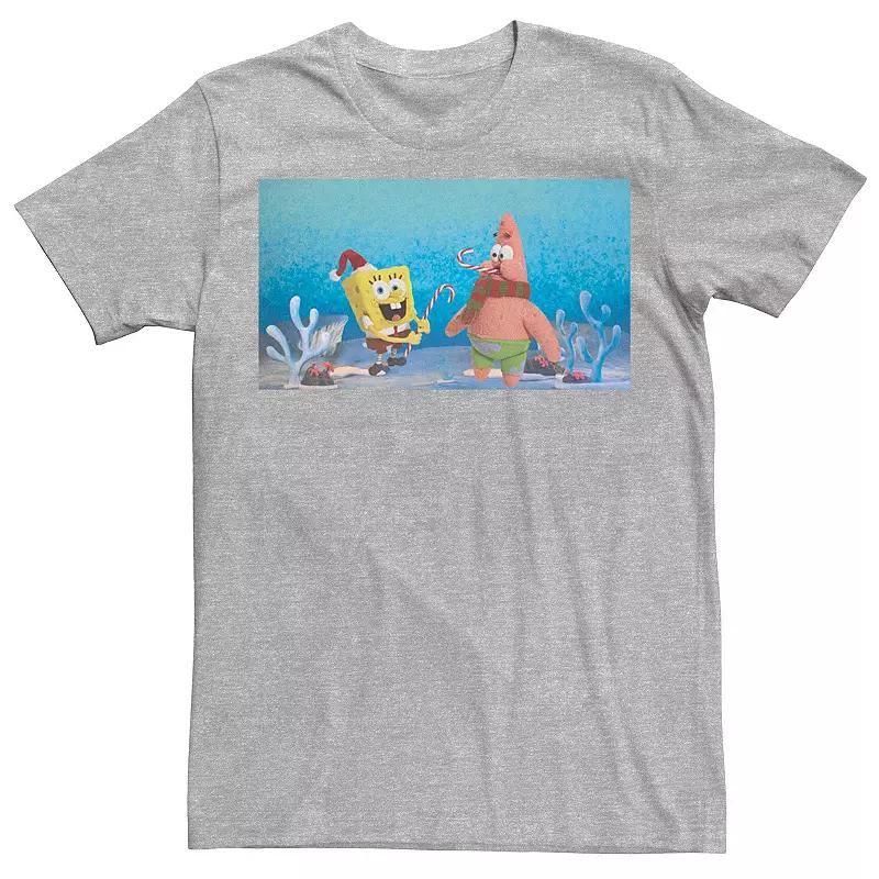 Men's Spongebob Squarepants Patrick Star Christmas Buddies Tee,  Product Image