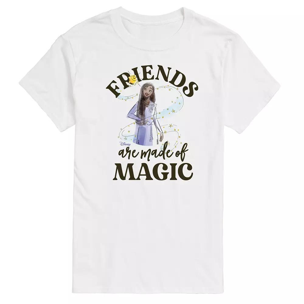 Disney's Wish Men's Friends Are Made Of Magic Graphic Tee,  Product Image