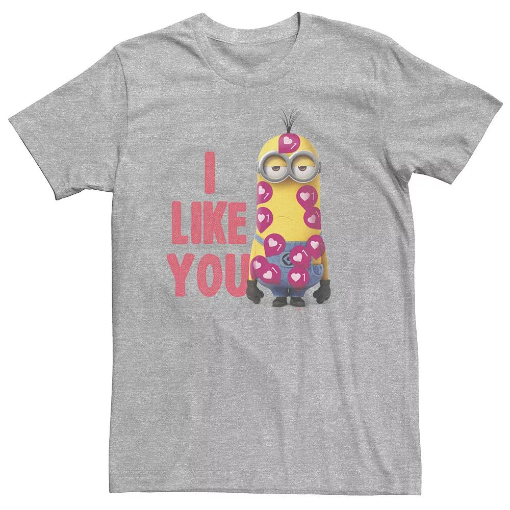 Big & Tall Despicable Me Minions Valentine's Day I Like You Tee, Men's,  Product Image