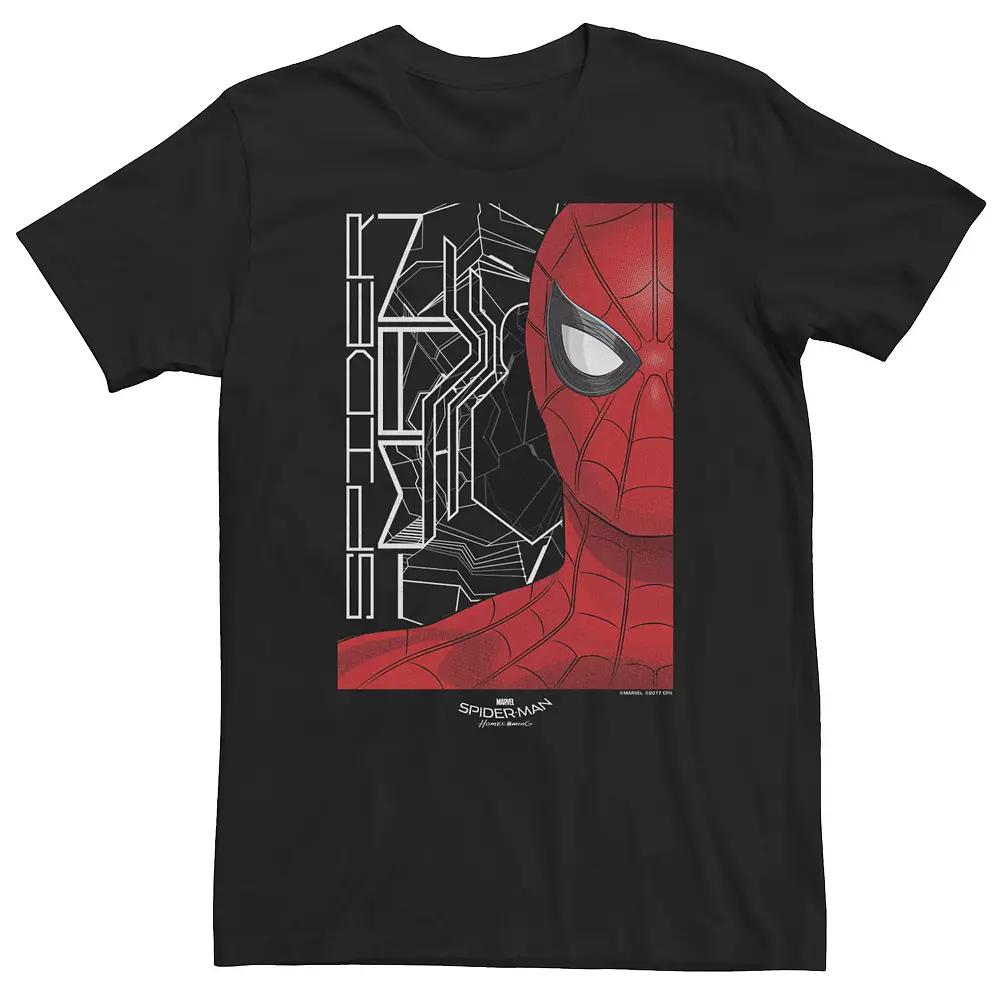 Big & Tall Marvel Spider-Man Homecoming Profile Graphic Tee, Men's,  Product Image