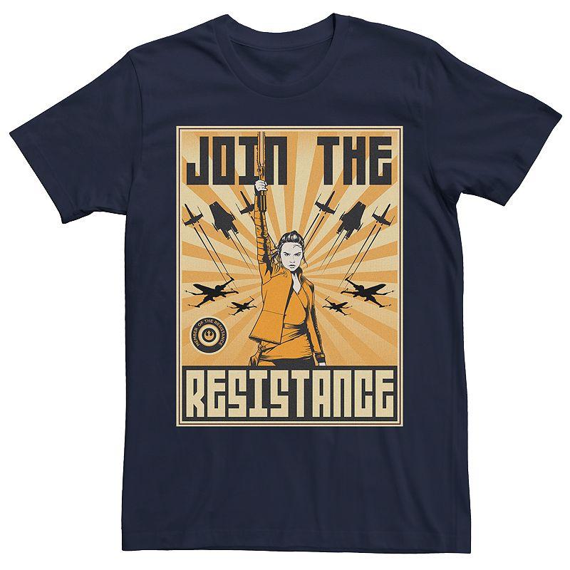 Men's Star Wars Rey Join The Resistance Poster Tee,  Product Image