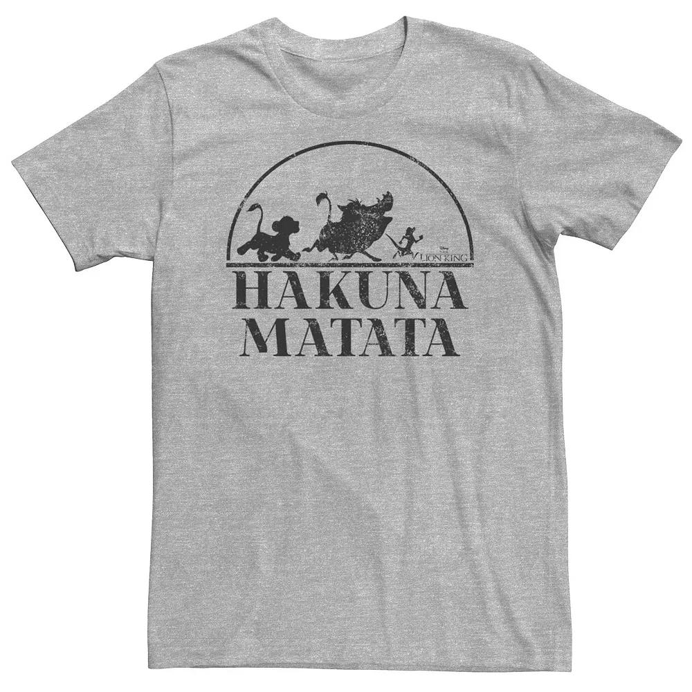 Disney's The Lion King Big & Tall Hakuna Matata Simple Text Tee, Men's,  Product Image