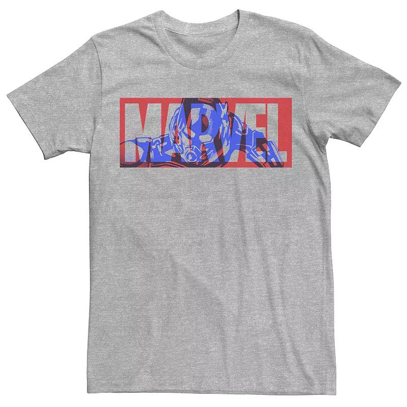 Men's Marvel Ant-Man Large Classic Movie Logo Graphic Tee, Athletic Grey Product Image