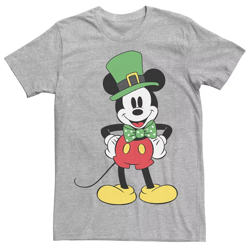Big & Tall Disney Mickey Mouse St Patty's Outfit Tee, Men's,  Product Image
