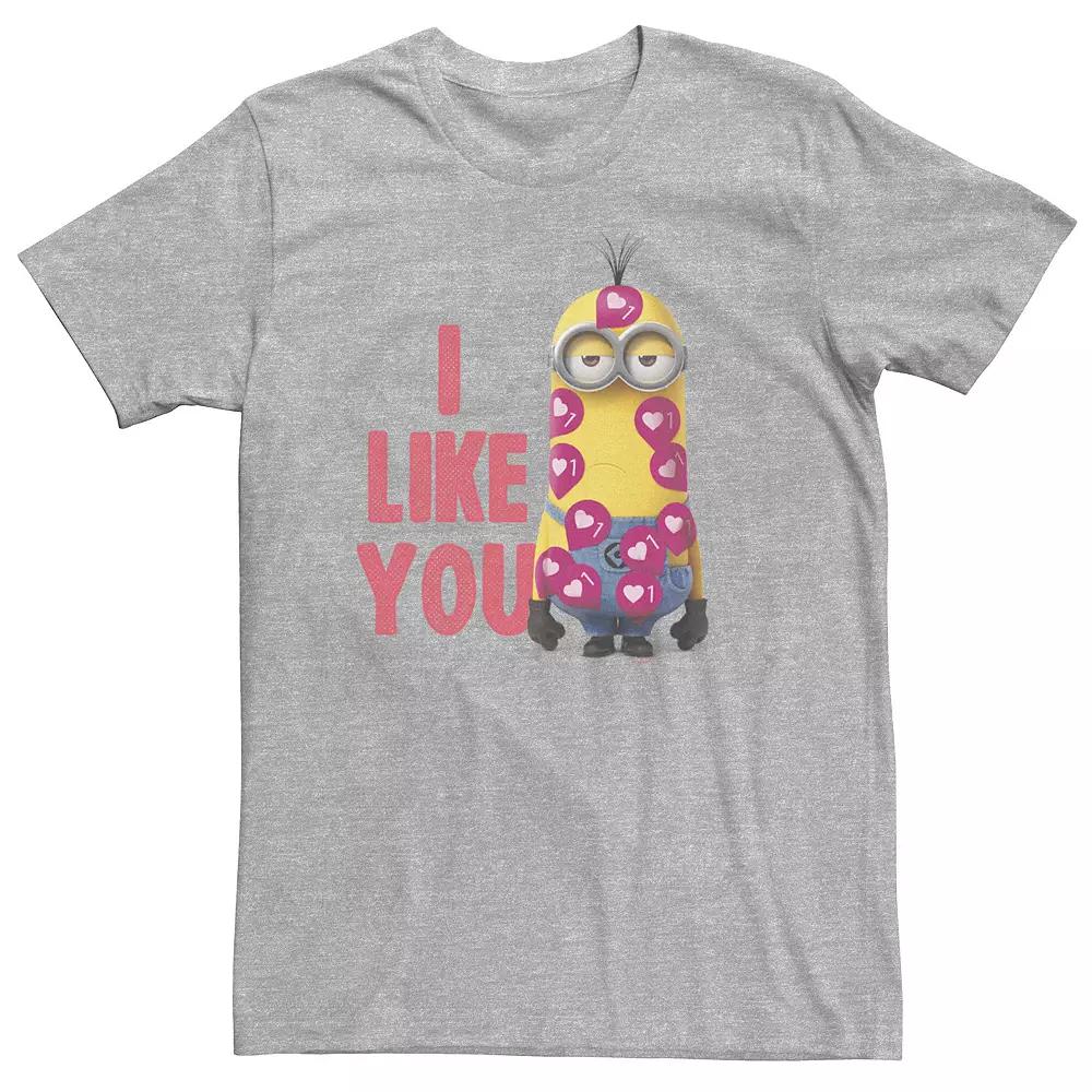 Big & Tall Despicable Me Minions Valentine's Day I Like You Tee, Men's,  Product Image