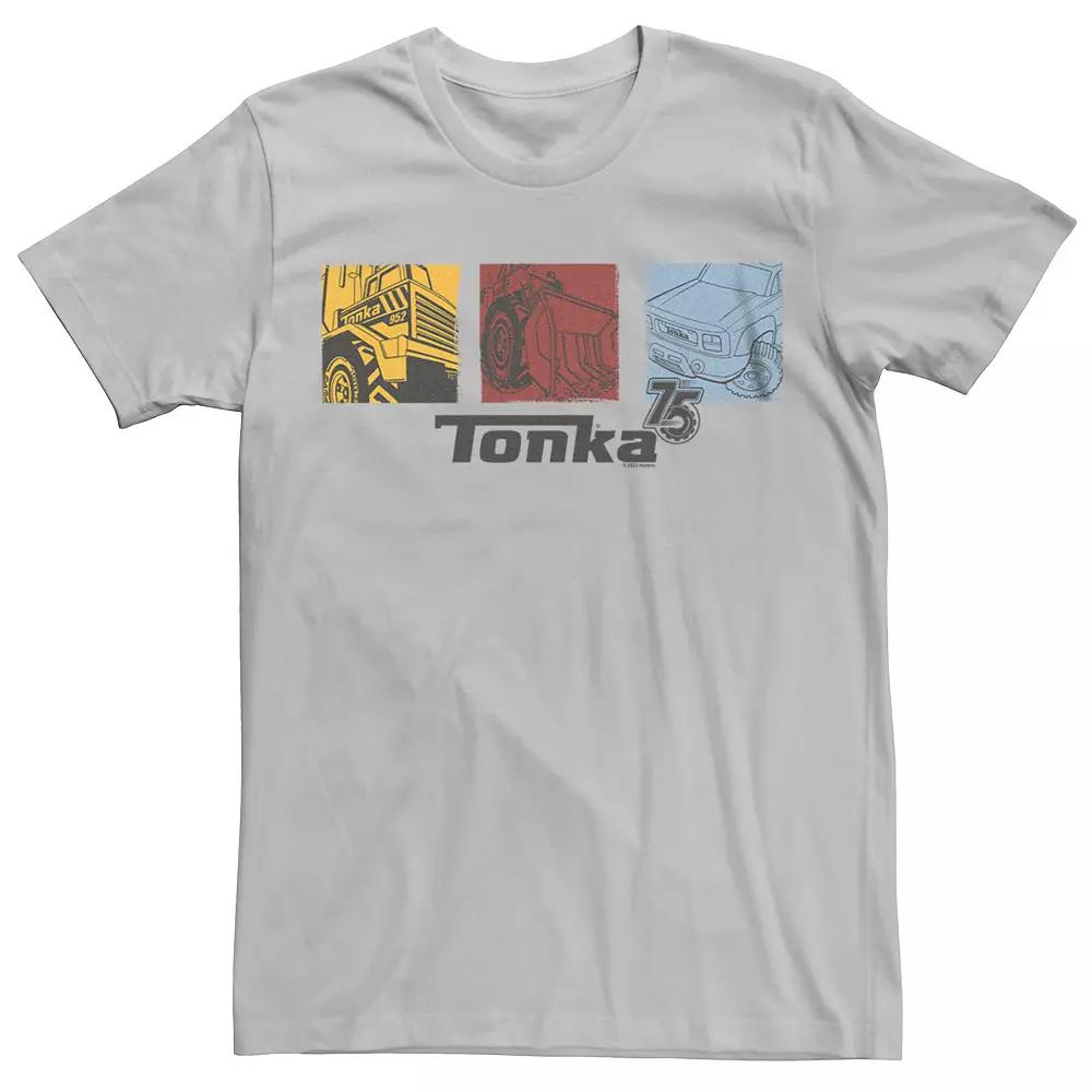 Men's Hasbro Tonka Boxed Vehicles Graphic Tee, Size: XXL, Silver Product Image
