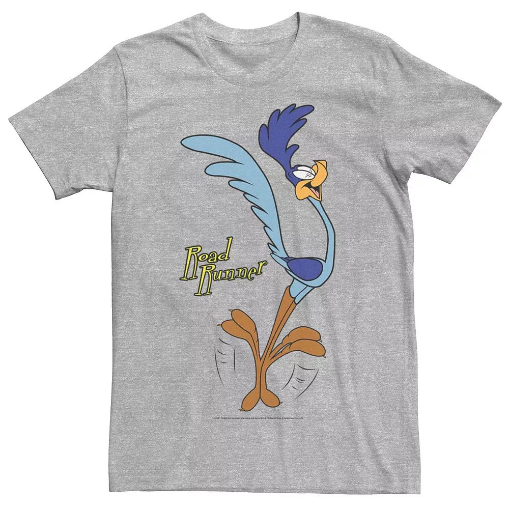 Men's Looney Tunes Road Runner Happy Portrait Tee, Size: XXL, Athletic Grey Product Image