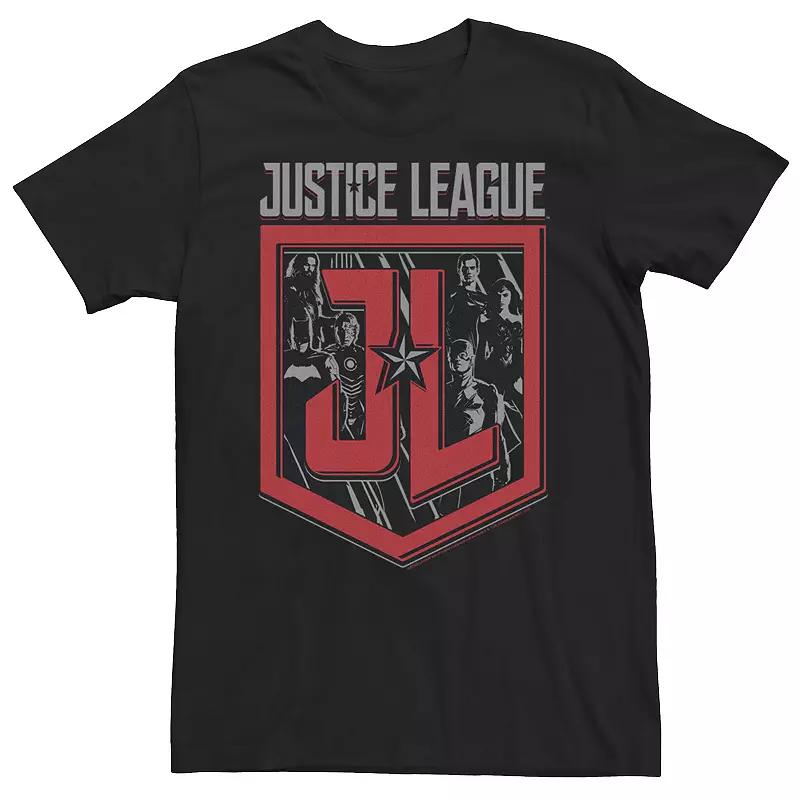 Men's DC Comics Justice League Badge Character Fill Tee,  Product Image