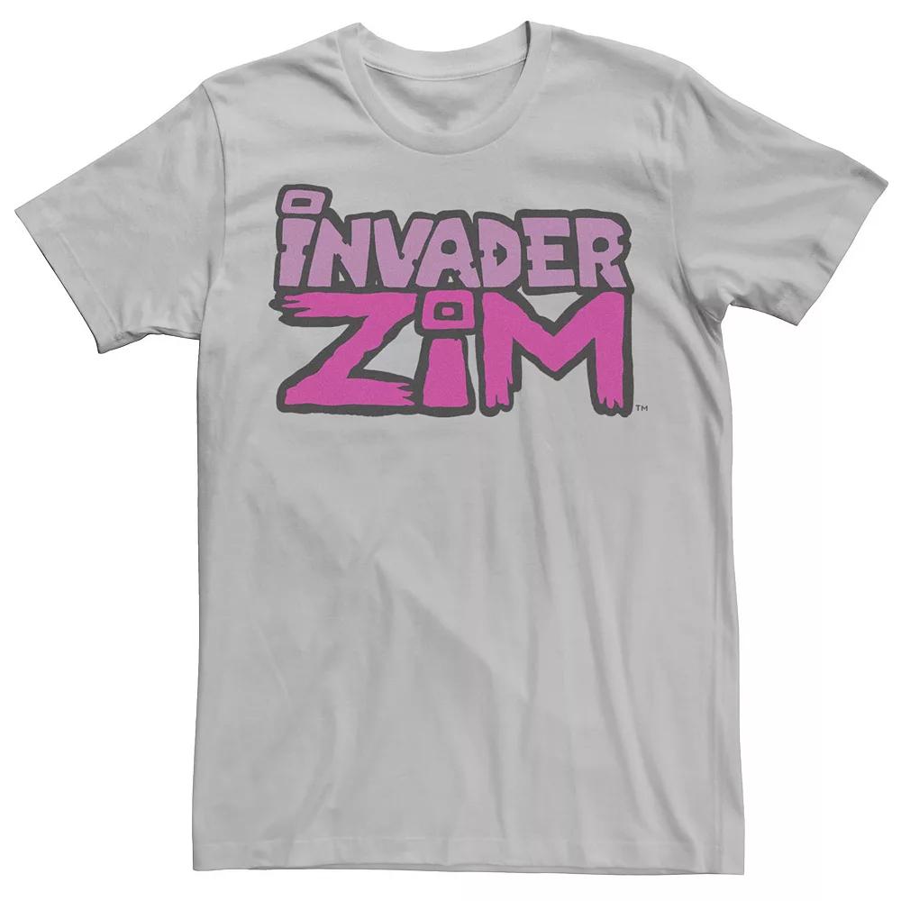 Men's Invader Zim Pink Hue Logo Tee,  Product Image