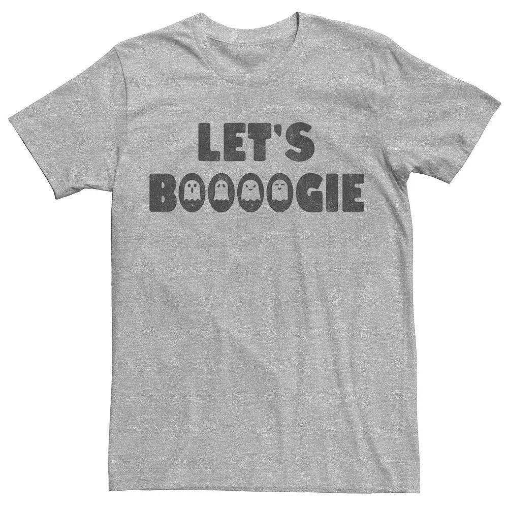 Men's Boogie Text Tee, Size: Large, Athletic Grey Product Image