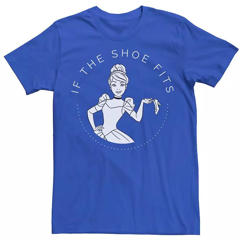 Disney's Cinderella If The Shoe Fits Men's Tee,  Product Image