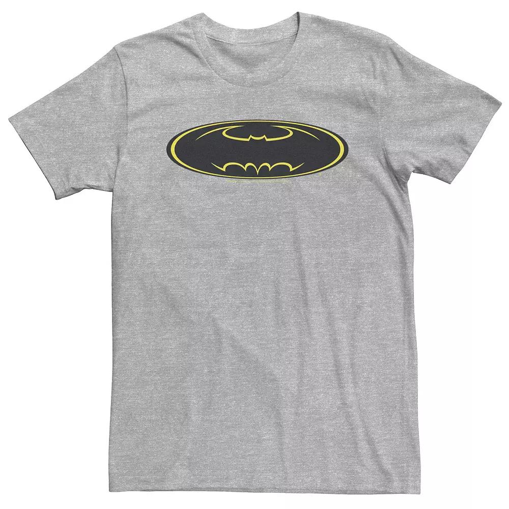 Big & Tall DC Comics Batman Yellow Line Chest Logo Tee, Men's,  Product Image