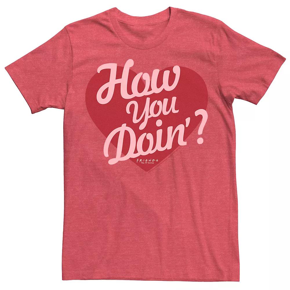 Men's Friends How You Doin' Heart Graphic Tee,  Product Image