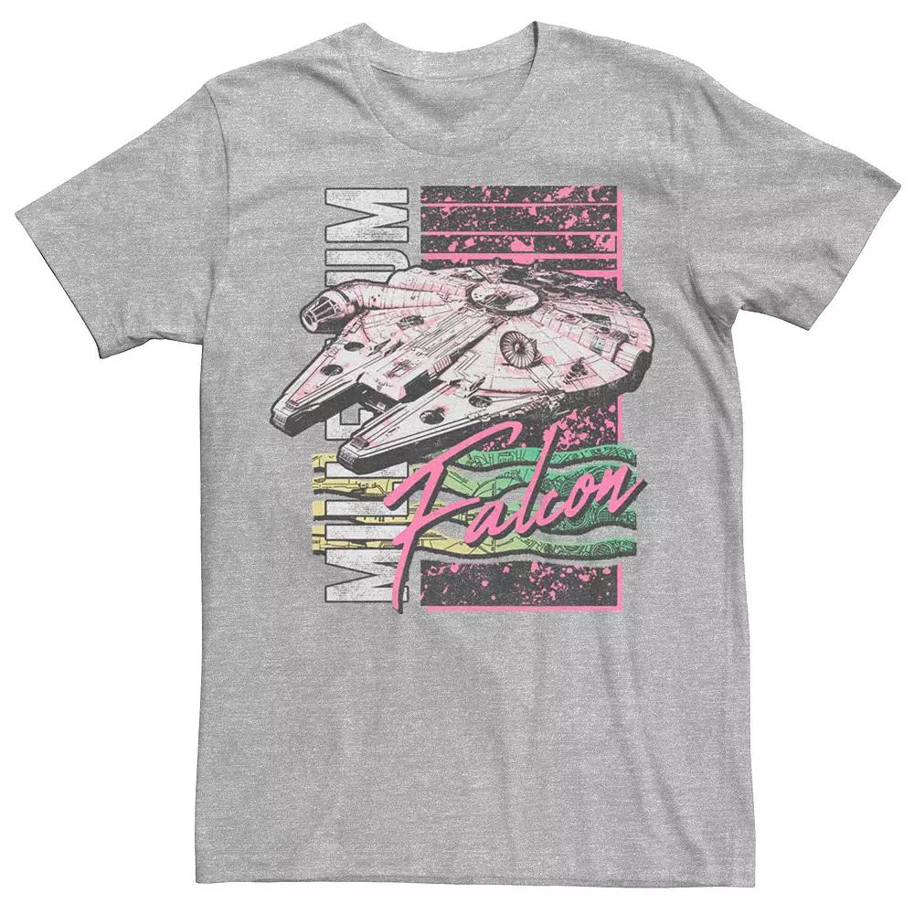Men's Star Wars Neon Vintage Millennium Falcon Tee,  Product Image