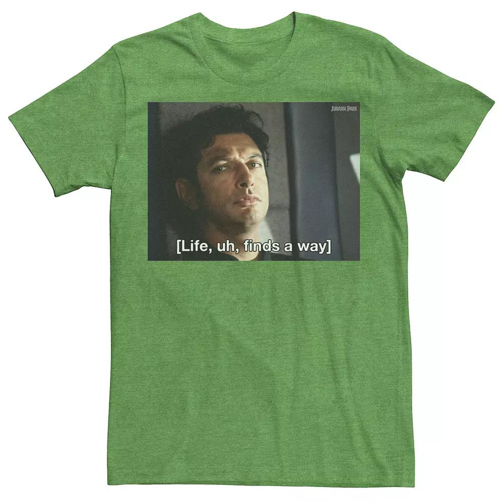 Men's Jurassic Park Life Finds A Way Goldblum Jeff Stare Tee,  Product Image