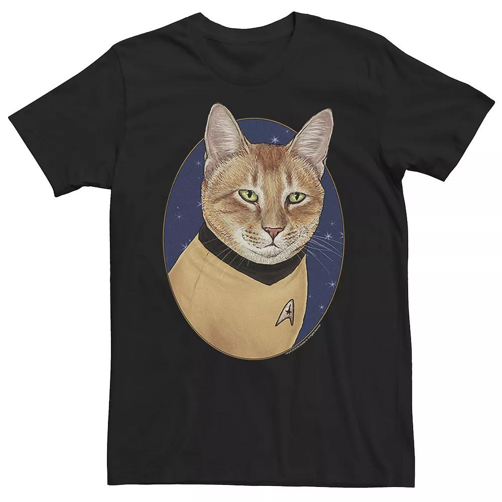 Men's Star Trek Original Series Cat Captain Kirk Tee,  Product Image