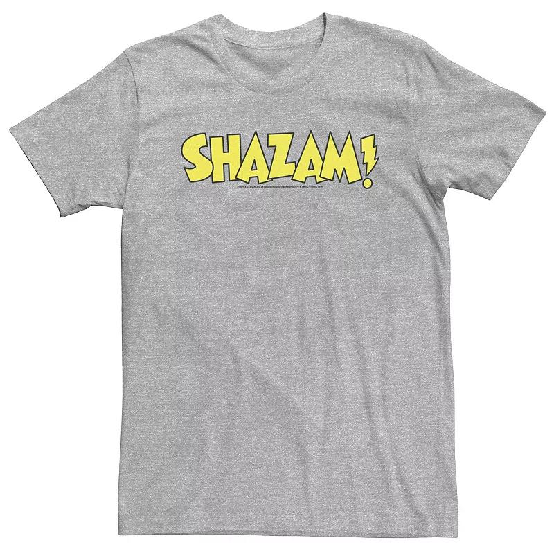 Big & Tall DC Comics Shazam! Bold Text Logo Tee, Men's,  Product Image