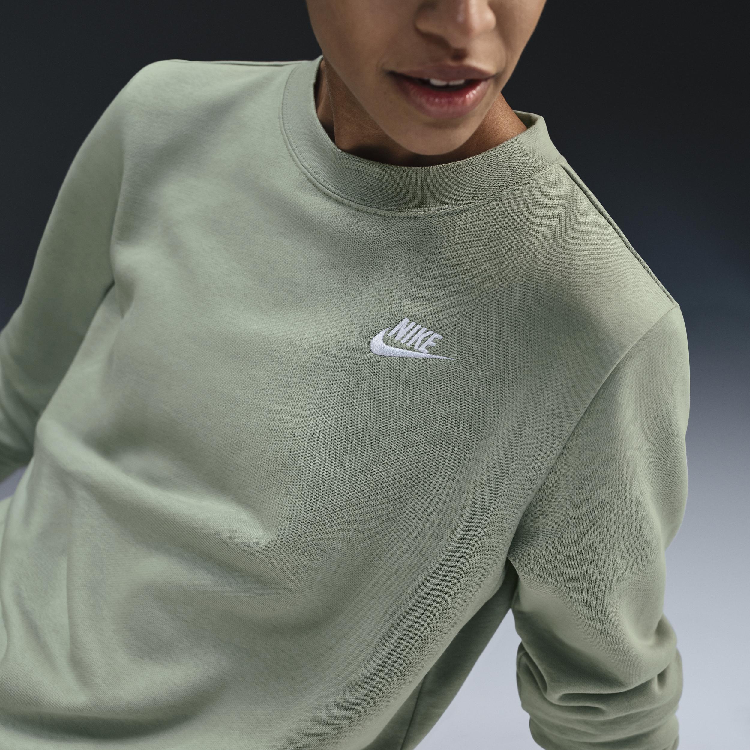 Women's Nike Sportswear Club Fleece Crew-Neck Sweatshirt Product Image